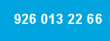926 013 22 66 926 013 22 66